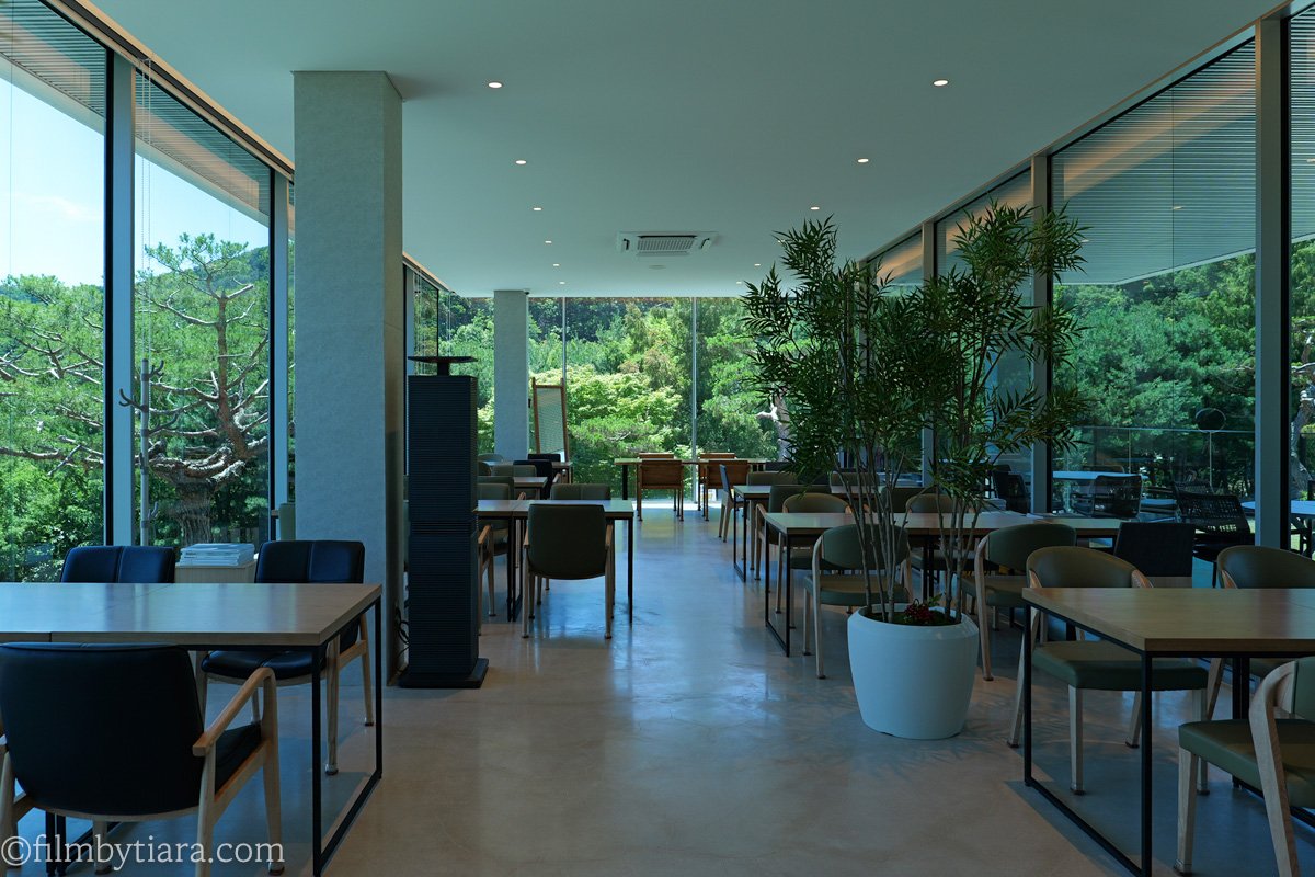 Second floor terrace seating inside Grace Café Lounge, FOREST AG405