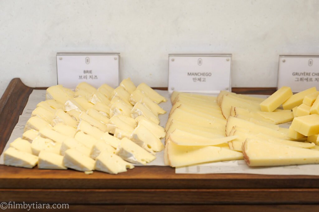 Cheese and charcuterie spread at the Voisin dessert and cheese bar